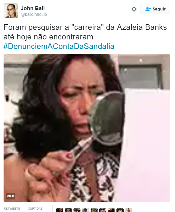 Azealia Banks ataca brasileiros nas rede sociais (Foto: Reprodução/Twitter)