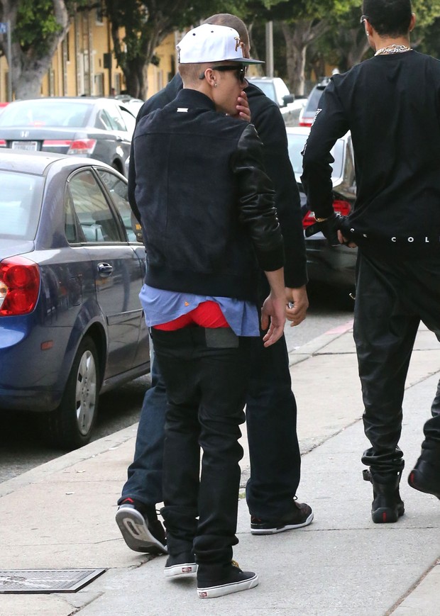 Justin Bieber em Los Angeles, nos Estados Unidos (Foto: Grosby Group/ Agência)