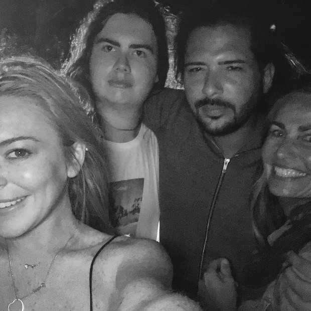 Lindsay Lohan e Dennis Papageorgiou (Foto: Reprodução / Instagram)
