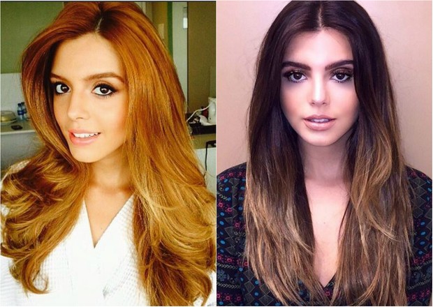 Giovanna Lancellotti muda a cor dos cabelos e troca ruivo por tom natural (Foto: Reprodução do Instagram)