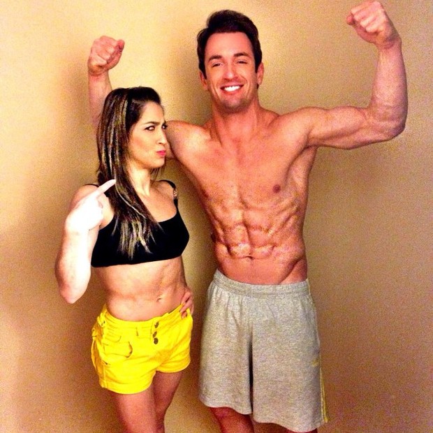 Danielle Hypólito e Diego Hypólito (Foto: Reprodução/Instagram)