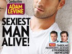 Adam Levine é eleito o homem mais sexy do mundo por revista