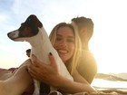 Fiorella Mattheis curte dia de sol em Ibiza com Alexandre Pato 