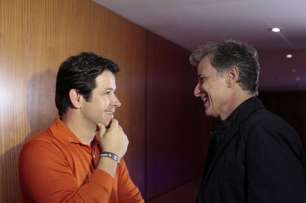 Murilo Benício e Marcello Novaes (Foto: Isac Luz / EGO)