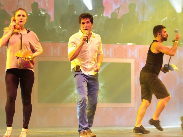 Daniel durante a prévia de seu show comemorativo (Foto: Léo Franco/AgNews)