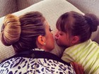 Ticiane posta foto fofa com a filha, Rafinha, e se declara: 'Amor sem fim'