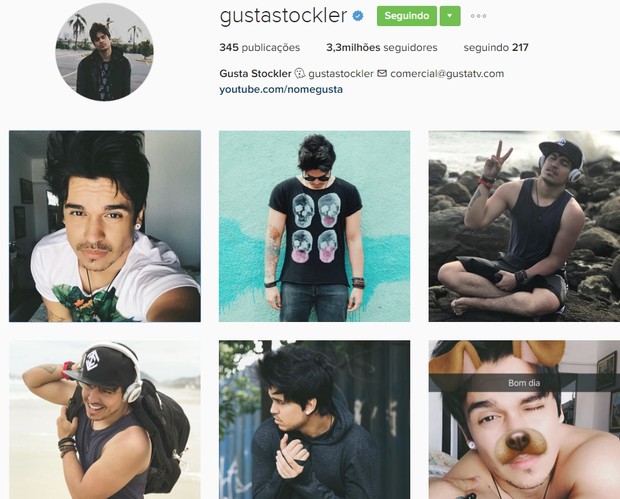 Instagram Gusta (Foto: Reprodução/Instagram)