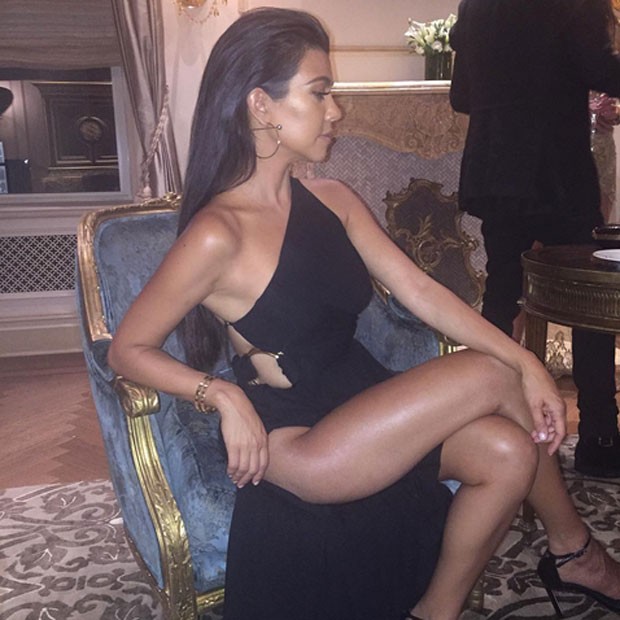 Kourtney Kardashian em festa em Nova York, nos Estados Unidos (Foto: Instagram/ Reprodução)