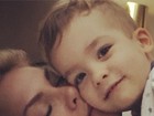 Ana Hickmann posta foto fofa com o filho e encanta seguidores