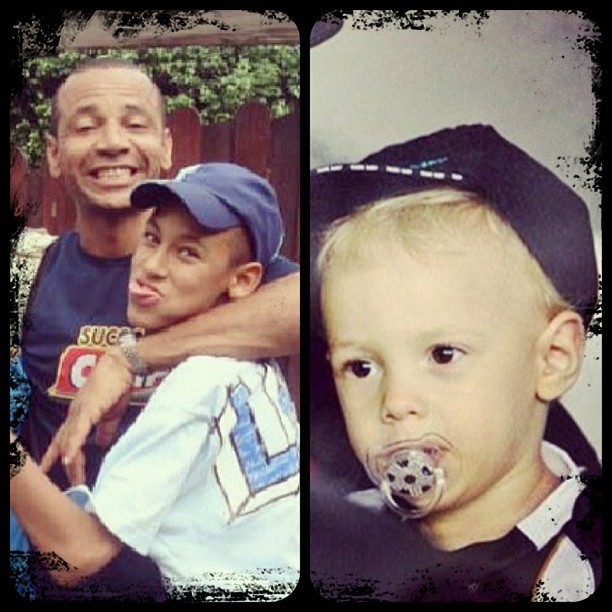 Neymar homenageia pai e filho (Foto: reprodução do Instagram)