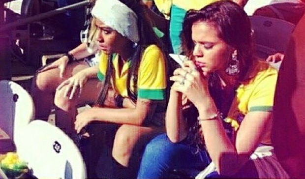 Rafaella Santos, irmã de Neymar, e Bruna Marquezine (Foto: Instagram / Reprodução)