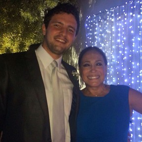Guilherme e Susana Vieira em casamento de amigos (Foto: Reprodução/Instagram)