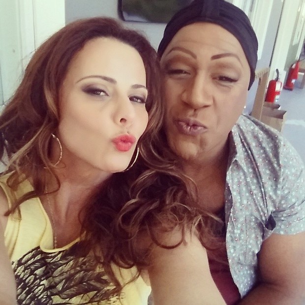 Viviane Araújo e Aílton Graça (Foto: Reprodução/Instagram)