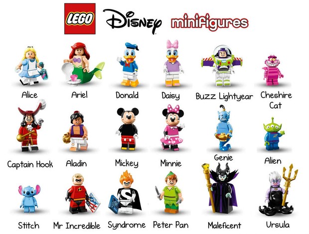 Personagens da Disney pelo Lego (Foto: Reprodução)