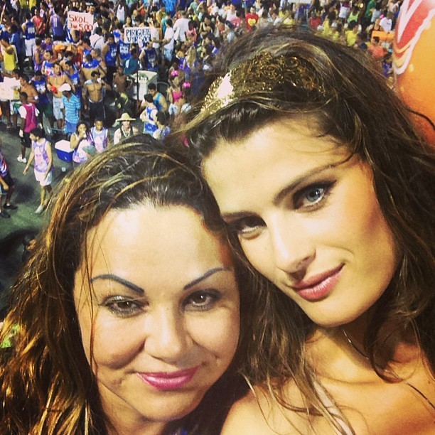 Isabeli Fontana com a mãe,  Maribel (Foto: Reprodução/ Instagram)