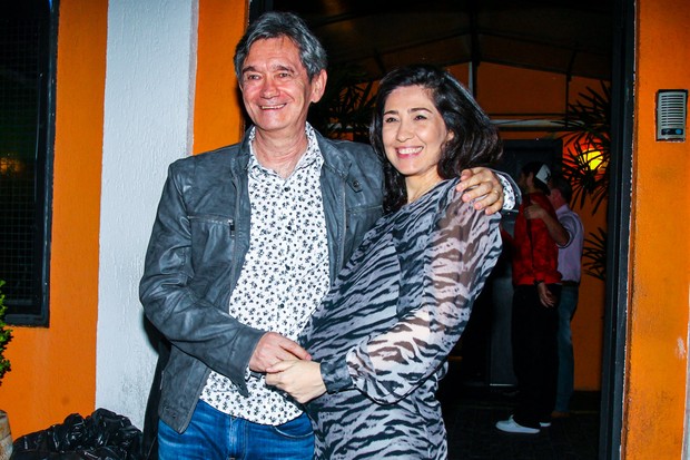 Serginho Groisman e a esposa Fernanda (Foto: Manuela Scarpa e Marcos Ribas/Photo Rio News)