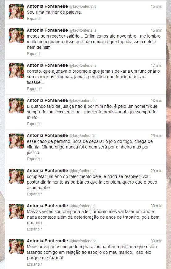 Antonia Fontenelle faz desabafo no Twitter (Foto: Twitter / Reprodução)