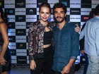 Letícia Colin e Caio Blat vão a pré-estreia de filme em São Paulo