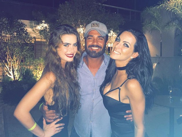 Rayanne Morais, Carla Prata e Rodrigo Phavanello em festa na Zona Oeste do Rio (Foto: Instagram/ Reprodução)