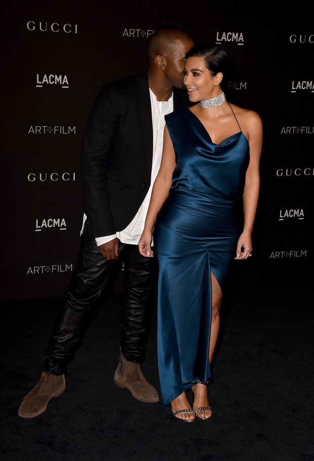 Kim Kardashian e Kanye West (Foto: Agência/ Getty Images)