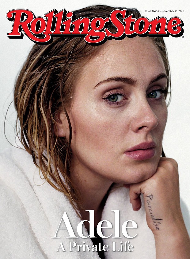 Adele na capa da Rolling Stone (Foto: Divulgação)