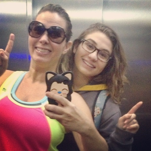 Andréia Sorvetão e a filha Giovanna (Foto: Instagram/Reprodução)