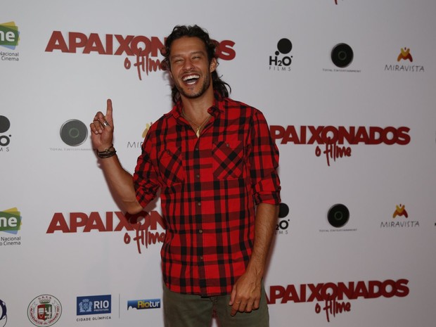 Nando Rodrigues em pré-estreia de filme na Zona Sul do Rio (Foto: Ag. News)