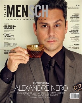 Alexandre Nero na revista MENSCH (Foto: Sergio Santoian/Revista MENSCH)