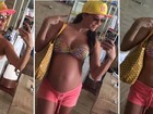 Deborah Secco mostra antes e depois de seu corpo após a gravidez