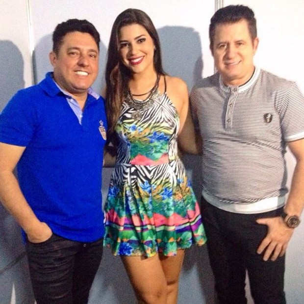 Vivian Amorim, BBB17, e Bruno e Marrone (Foto: Instagram / Reprodução)
