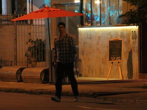 Reynaldo Gianecchini na Zona Sul do Rio (Foto: Rodrigo dos Anjos/ Ag. News)