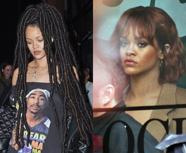 Rihanna: antes e depois (Foto: AKM-GSI/ Agência | Grosby Group/ Agência)