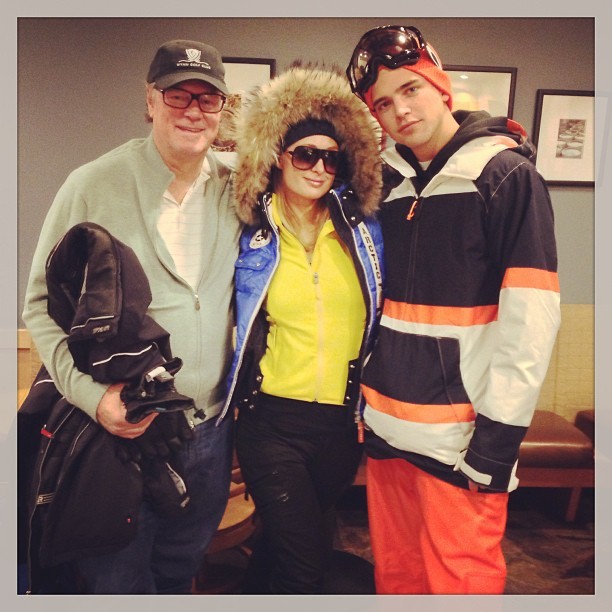Rick Hilton, Paris Hilton e River Viiperi  (Foto: Instagram / Reprodução)