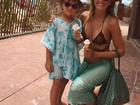 Estilosa, Rafaella Justus toma sorvete com a mãe, Ticiane Pinheiro