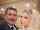 Tom Veiga, o Louro José, renova votos de casamento em Las Vegas
