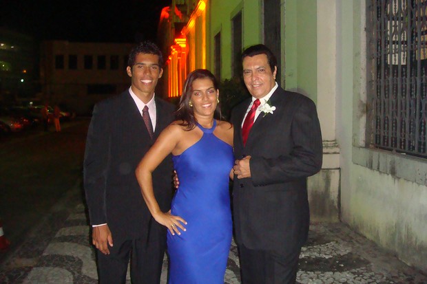 Rodrigo West, Nathália e Signey Magal (Foto: Divulgação)
