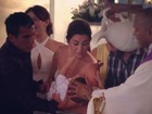 Fernanda Paes Leme batiza bebê: 'Oficialmente dinda!' 
