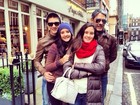 Fátima Bernardes posta das férias com a família em Londres