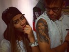 Neymar mostra tatuagem em homenagem à irmã, Rafaella Santos
