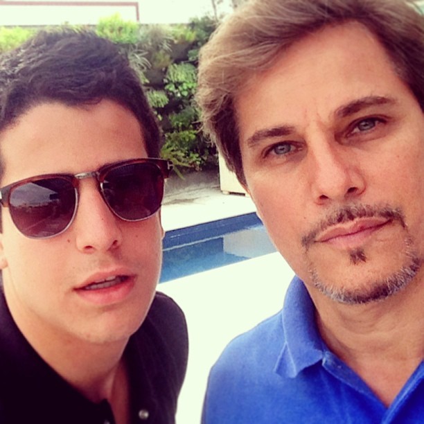 Enzo e Edson Celulari (Foto: Instagram/Reprodução)