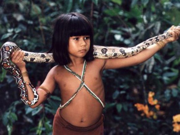 Eunice Baía em Tainá, uma aventura na Amazônia (Foto: Reprodução)