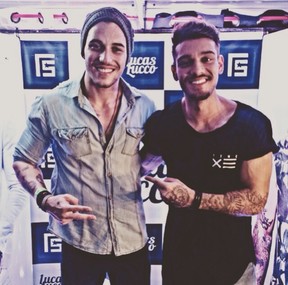 Diego Viriato e Lucas Lucco (Foto: Reprodução/Instagram)