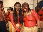 Índios participam de desfile no São Paulo Fashion Week