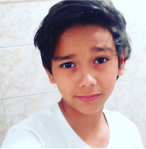 Tobias Carrieres tem 13 anos e faz sua estreia na TV (Foto: Reprodução/Instagram)