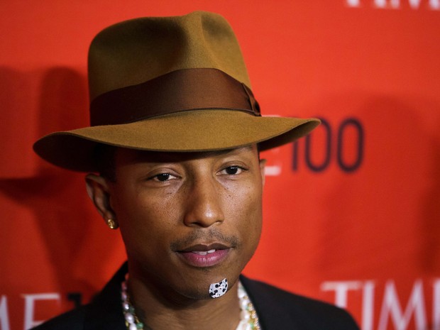Pharrell Williams em evento em Nova York, nos Estados Unidos (Foto: Lucas Jackson/ Reuters)