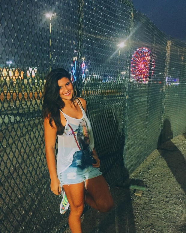 Giulia Costa no Rock in Rio 2015 (Foto: Reprodução / Instagram)