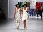 'Nem o pai sabe quem é quem', dizem modelos gêmeas no Fashion Rio