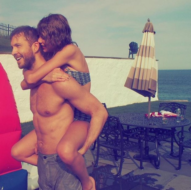 Taylor Swift e Calvin Harris (Foto: Instagram / Reprodução)