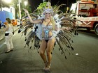 Natalia Casassola usa microfantasia para desfile na Sapucaí: 'Ganhei tudo'