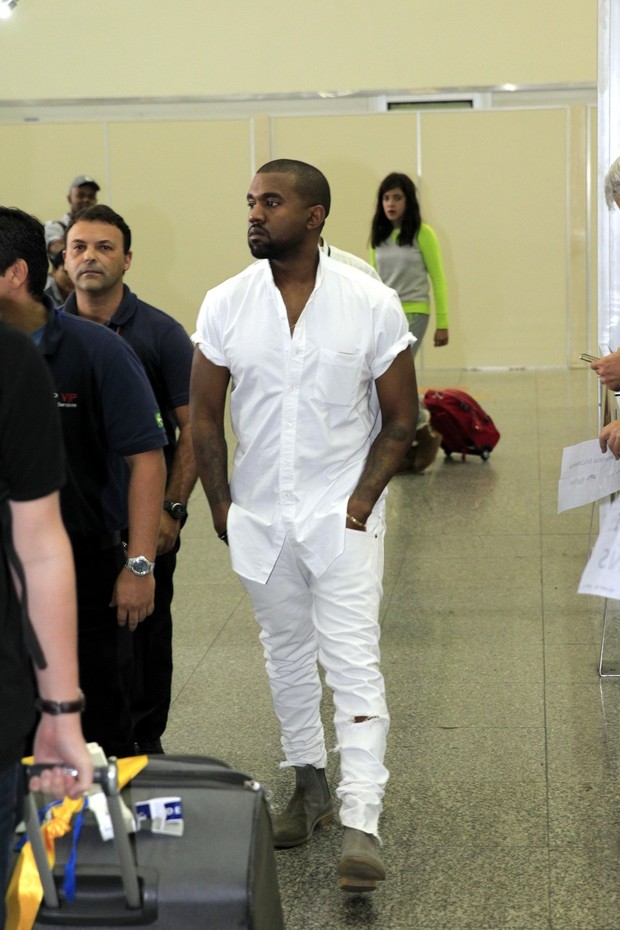 Kanye West no Rio (Foto: Delson Silva/AgNews)